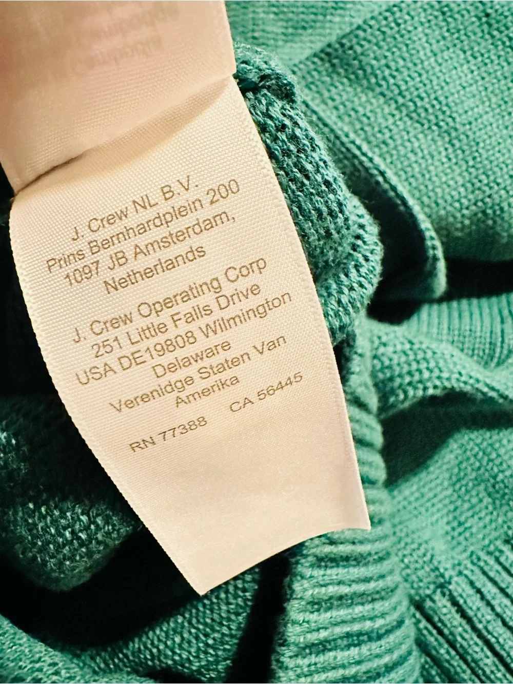 J. Crew | Sweater | Heritage Cotton Crewneck Sweater | Magic Forest